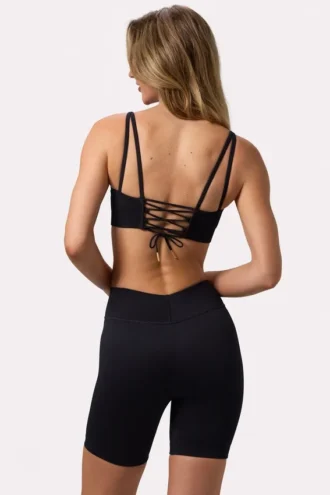 FlexiRib-Bikershorts in Schwarz