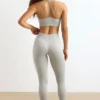 FlexiRib-Leggings mit hoher Taille in Grau