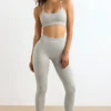 FlexiRib-Leggings mit hoher Taille in Grau