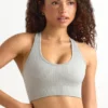 FlexiRib Racerback-Sport-BH in Grau FlexiRib Racerback-Sport-BH in Grau