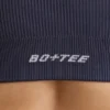 FlexiRib Racerback-Sport-BH in Indigo Slate