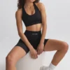 FlexiRib Racerback-Sport-BH in Schwarz FlexiRib Racerback-Sport-BH in Schwarz