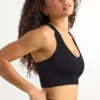 FlexiRib Racerback-Sport-BH in Schwarz FlexiRib Racerback-Sport-BH in Schwarz