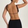 Gaia Cut-Out A-Line Minikleid in Schwarz