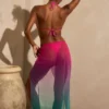 Gelato Midi-Sarong mit Rüschen in Grün-Multicolor Gelato Midi-Sarong mit Rüschen in Grün-Multicolor