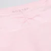 Geraffte Mini-Shorts in Hellrosa-Mélange