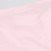 Geraffte Mini-Shorts in Hellrosa-Mélange
