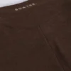Geraffte Mini-Shorts in Pecan-Melange