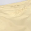 Geraffte Minishorts in Lemon-Mélange