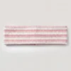 Geripptes Jersey-Stirnband mit rosa Streifen