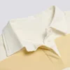 Gestreiftes Oversize-Langarm-T-Shirt in Zitrone