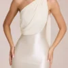 Giada Midaxi-Kleid mit Schaldetail in Elfenbein