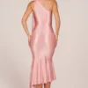 Giada Midaxi-Kleid mit Scharf-Detail in Blush Pink Giada Midaxi-Kleid mit Scharf-Detail in Blush Pink