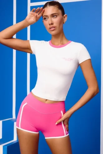 Grafik-T-Shirt in Weiß