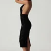 Harlyn Midaxi-Kleid mit Verzierungen, Cut-outs und offenem Rücken in Schwarz Harlyn Midaxi-Kleid mit Verzierungen, Cut-outs und offenem Rücken in Schwarz