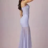 Haruna gerafftes asymmetrisches Korsettkleid in Lila Haruna gerafftes asymmetrisches Korsettkleid in Lila