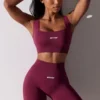 High-Waist-Bikershorts „Super Sculpt“ in Pflaume High-Waist-Bikershorts „Super Sculpt“ in Pflaume