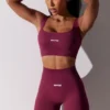 High-Waist-Bikershorts „Super Sculpt“ in Pflaume High-Waist-Bikershorts „Super Sculpt“ in Pflaume