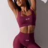 High-Waist-Bikershorts „Super Sculpt“ in Pflaume High-Waist-Bikershorts „Super Sculpt“ in Pflaume