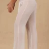 Hydra-Hose mit Bindeband vorne und weitem Bein in Weiß Hydra-Hose mit Bindeband vorne und weitem Bein in Weiß