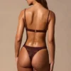 Indira Cheeky Bikinihose in Espressobraun