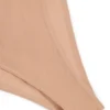 Intimates Bodys aus weichem Mesh mit unsichtbaren Trägern und String in Warm Peach