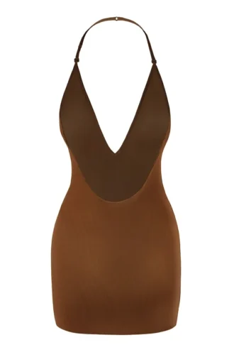 Intimates Intimates Soft Mesh Multiway-Minikleid in Chestnut