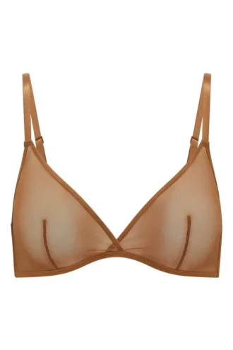 Intimates Soft Mesh Einlagiger Triangel-BH in Almond
