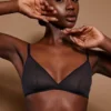 Intimates Soft Mesh Einlagiger Triangel-BH in Schwarz