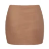 Intimates Soft Mesh Low-Rise Micro Mini Slip Rock in Honey