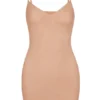Intimates Soft Mesh Mini-Slip-Kleid mit V-Ausschnitt in Warm Peach Intimates Soft Mesh Mini-Slip-Kleid mit V-Ausschnitt in Warm Peach