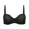 Intimates Soft Mesh trägerloser BH in Schwarz