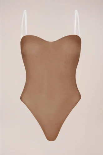 Intimates trägerloser Bodys in Honig