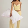 Isalie Modal-Camisole-Pyjama-Oberteil in Pastellgelb