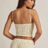Isalie Modal-Camisole-Pyjama-Oberteil mit Zitronenprint