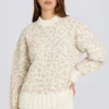 Jacquard-Strick-Oversize-Pullover in Ice Jacquard-Strick-Oversize-Pullover in Ice