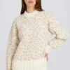 Jacquard-Strick-Oversize-Pullover in Ice Jacquard-Strick-Oversize-Pullover in Ice