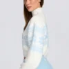 Jacquard-Strick-Pullover in Elfenbein Jacquard-Strick-Pullover in Elfenbein