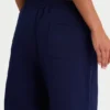 Jogginghose aus gebürstetem Jersey mit weitem Bein in Classic Navy Jogginghose aus gebürstetem Jersey mit weitem Bein in Classic Navy