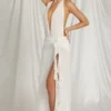 Kaeli Maxikleid mit Neckholder in Weiß Kaeli Maxikleid mit Neckholder in Weiß