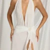 Kaeli Maxikleid mit Neckholder in Weiß Kaeli Maxikleid mit Neckholder in Weiß