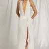 Kaeli Maxikleid mit Neckholder in Weiß Kaeli Maxikleid mit Neckholder in Weiß