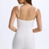 Kaia Modal-Unitard mit Herzausschnitt in Weiß Kaia Modal-Unitard mit Herzausschnitt in Weiß