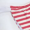 Kauai Ruched Cheeky Bikinihosen in Kirschrot