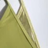 Kisawa Metallic-Bikinihose mit Lagen-Design in Grün Kisawa Metallic-Bikinihose mit Lagen-Design in Grün