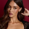 Kitty Cat Ears Stirnband in Schwarz