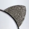 Kitty Cat Ears Stirnband in Schwarz