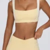 Kontrast-Sport-BH in Lemon Marl Kontrast-Sport-BH in Lemon Marl