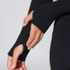 Langarmjacke mit Reißverschluss in Schwarz Langarmjacke mit Reißverschluss in Schwarz