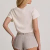 Lanori Low-Rise-Hotpants in Ecru